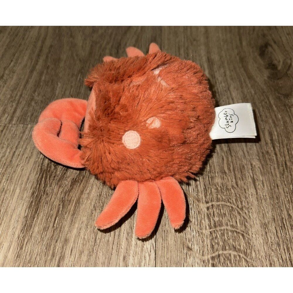 Slumberkins Mini Red Crab Limited Edition Plush Stuffed Animal‎ 5” Lovey - Picture 4 of 9